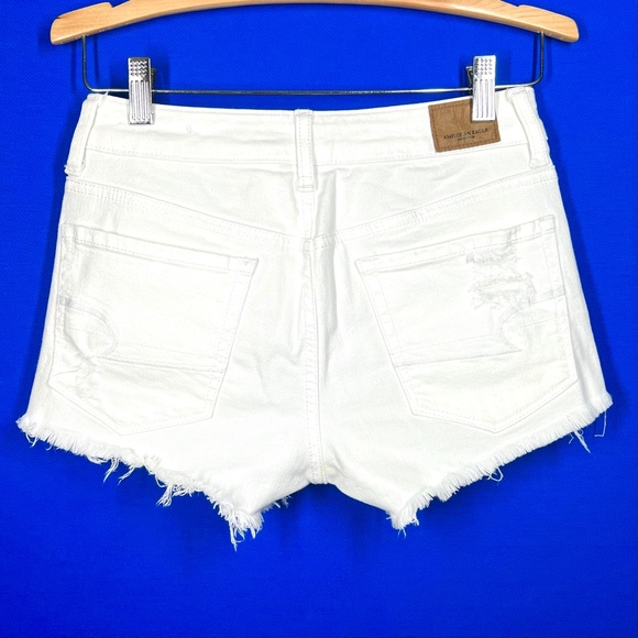 🚫SOLD! |•AMERICAN🦅EAGLE•| Super Stretch X Hi-Rise Shortie Shorts - Picture 2 of 13